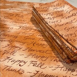 Thanksgiving Linen Napkins